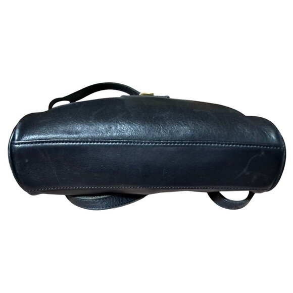 Coach Legacy 9154 Black Leather Crossbody Bag Full-Grain Leather USA 90s Vintage - Picture 8 of 16